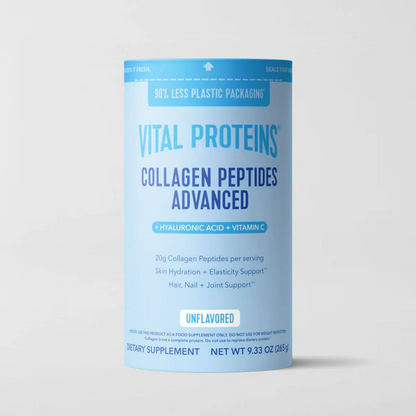 Collagen Peptides Advanced Hyaluronic Acid & Vitamin C 20oz + Free Gift Bundle