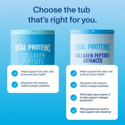 Collagen Peptides Advanced Hyaluronic Acid & Vitamin C 20oz + Free Gift Bundle