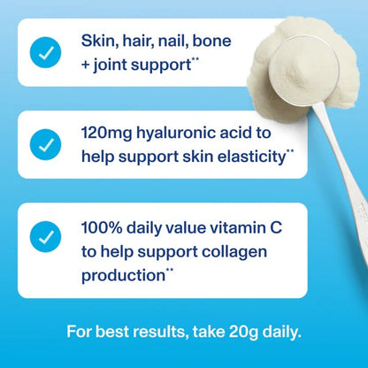 Collagen Peptides Advanced Hyaluronic Acid & Vitamin C 20oz + Free Gift Bundle